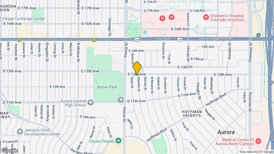 1281 Quentin St Map and Location Details