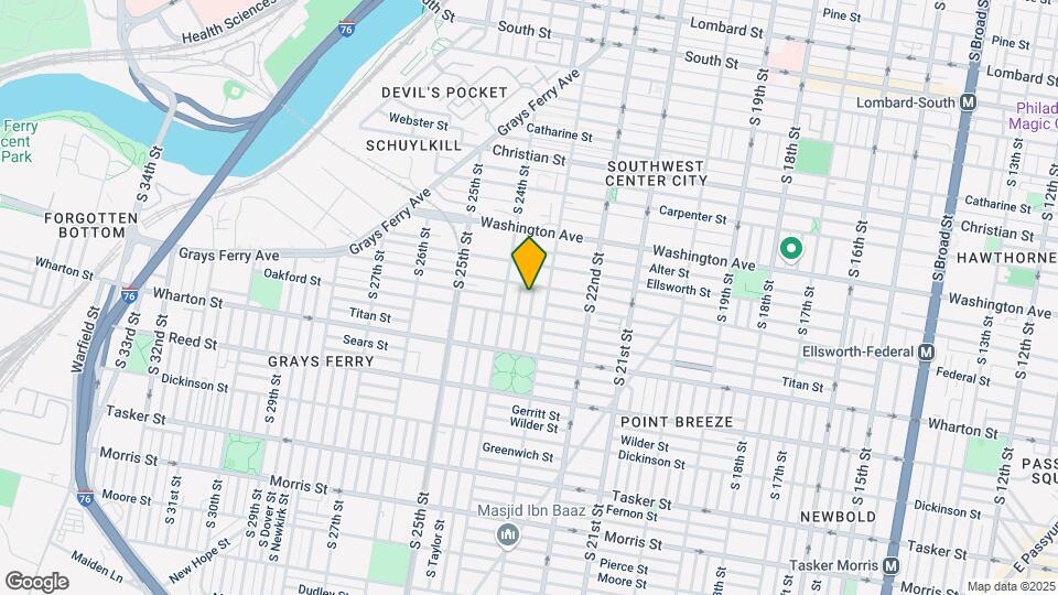 1214 S Bonsall St Mapa y Detalles de la Ubicación