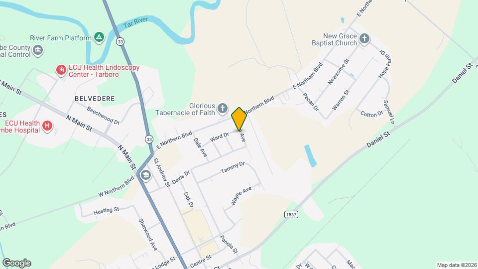 707 Ward Dr Map and Location Details