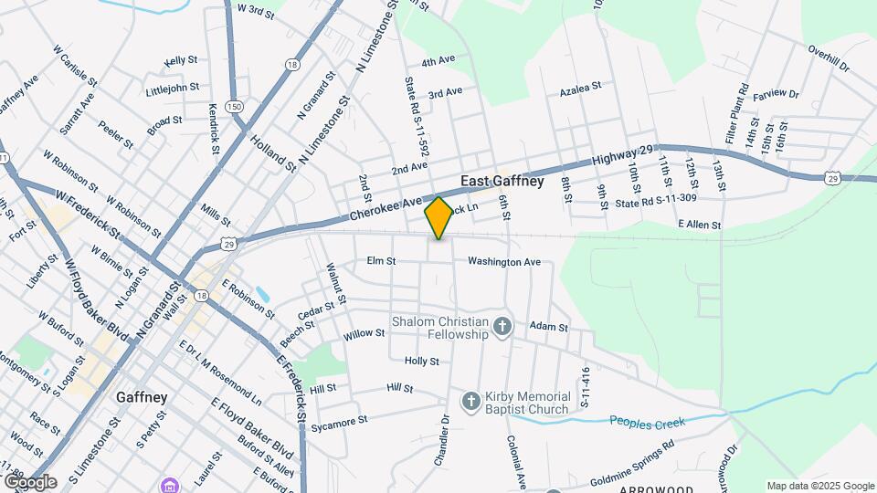 101 Spruce St Map and Location Details