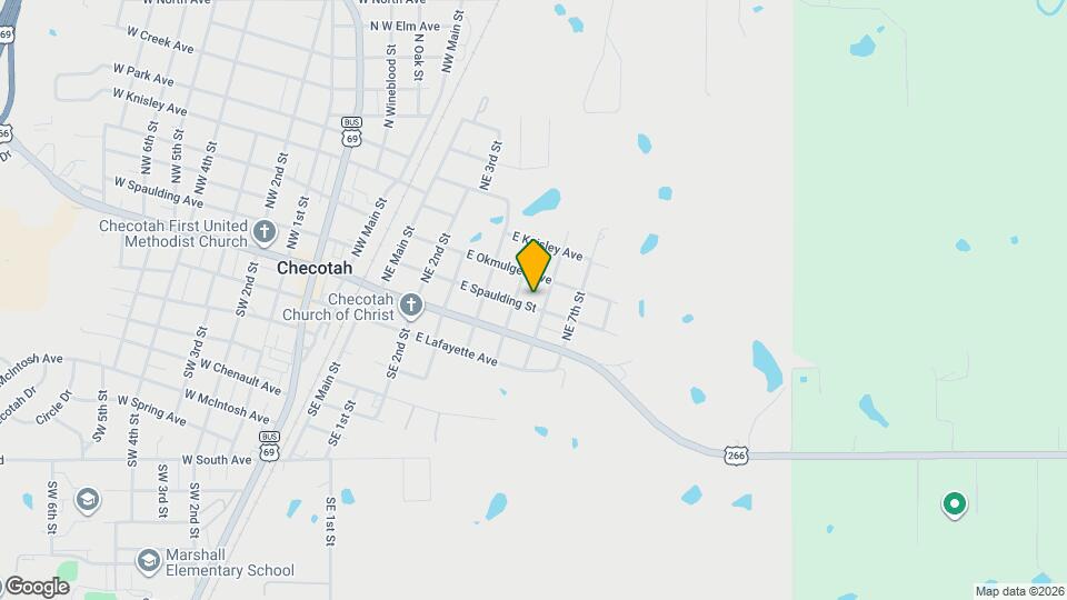 608 E Spaulding St Map and Location Details