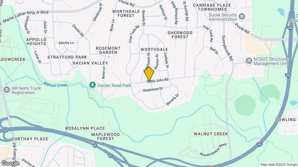 2812 Little John Rd Map and Location Details