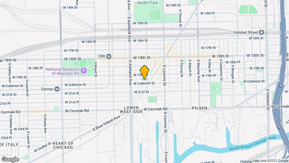 1508 W Cullerton St Map and Location Details