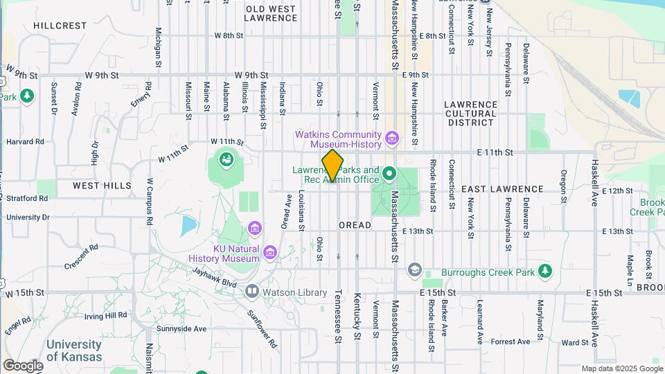 1147 Tennessee St Map and Location Details