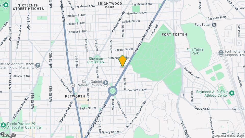 4520 4th St NW Map and Location Details