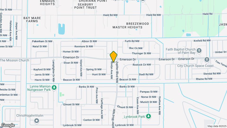1281 Roslyn Ave NW Map and Location Details