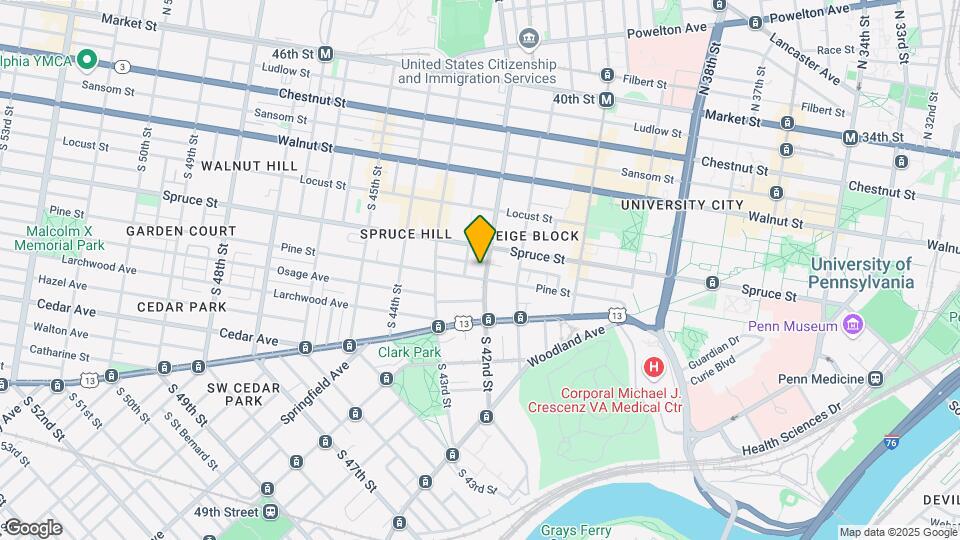 330 S 42nd St Map and Location Details