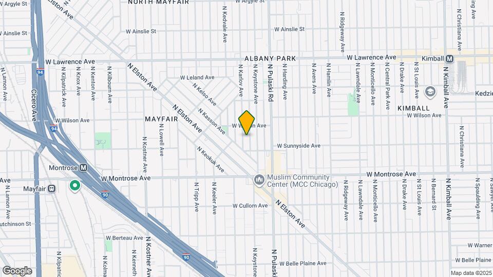 4525 N Karlov Ave Map and Location Details