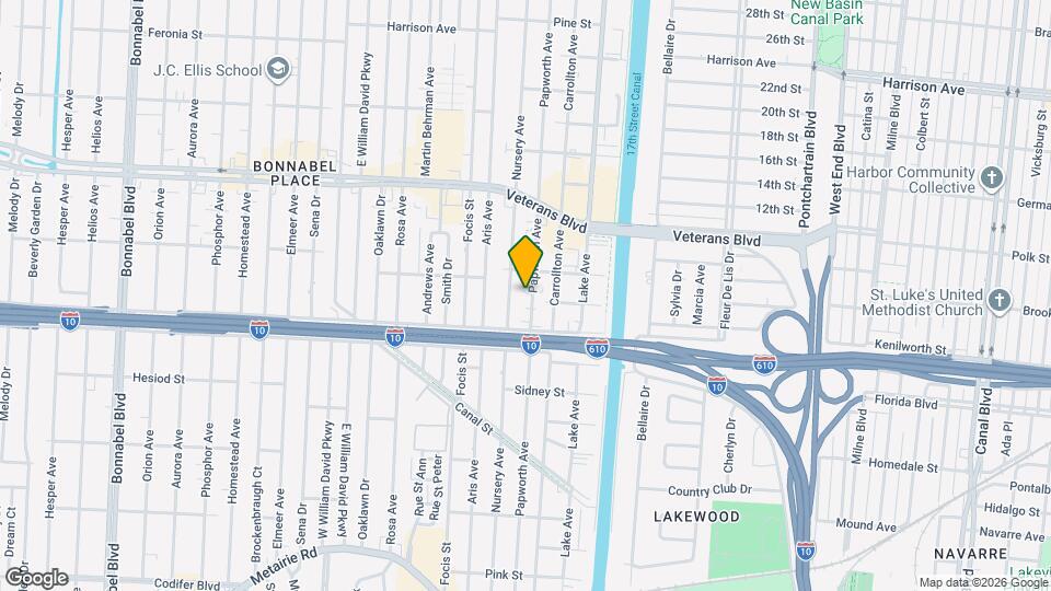 628 Papworth Ave Map and Location Details