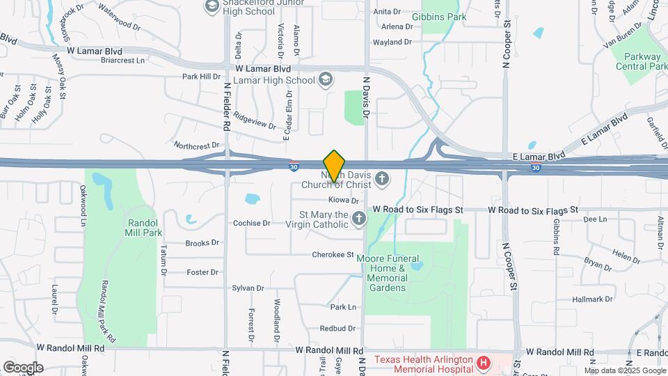 1302 Mohawk Dr Map and Location Details