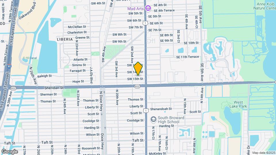 36 SW 15th St Map and Location Details