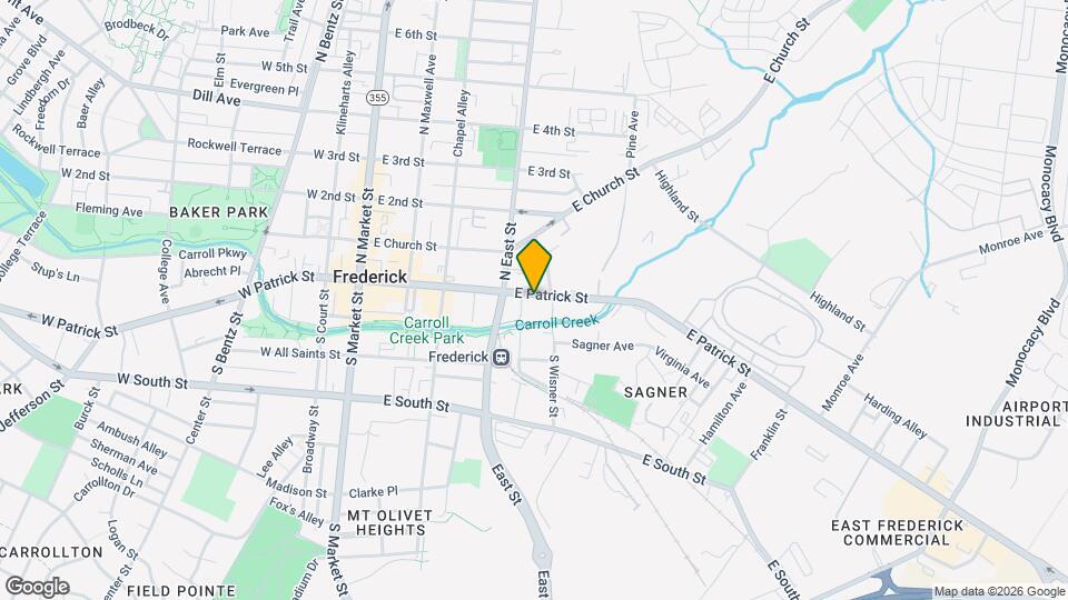 326 E Patrick St Mapa y Detalles de la Ubicación