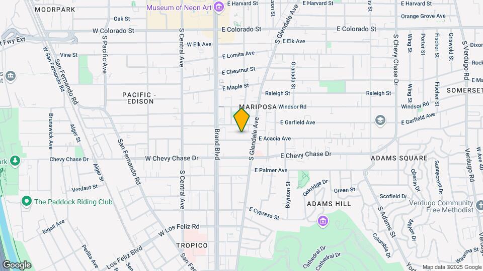 217 E Acacia Ave Map and Location Details
