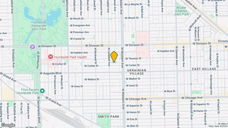 2440 W Cortez St Mapa y Detalles de la Ubicación