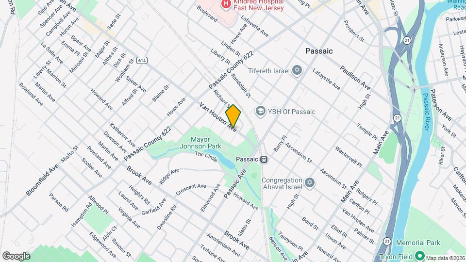 323 Van Houten Ave Map and Location Details