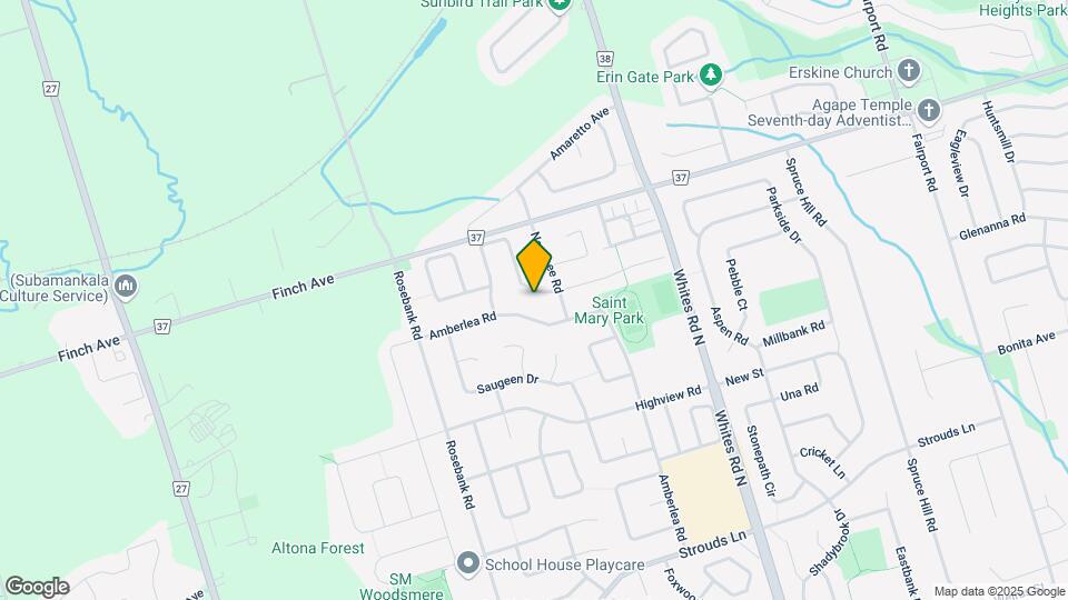 1595 Otonabee Dr Map and Location Details