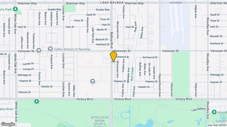 6700 Balboa Blvd Map and Location Details
