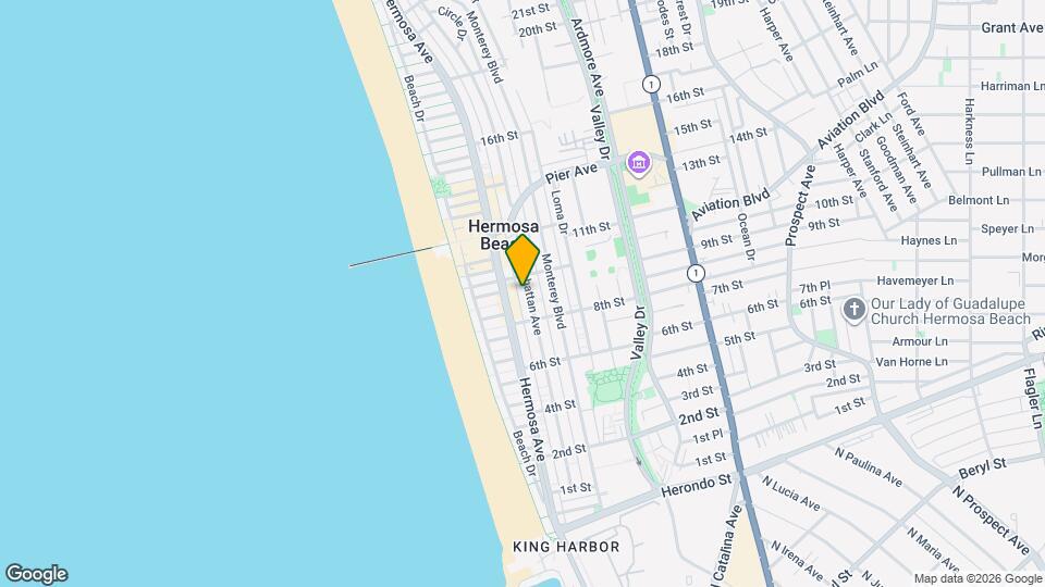 915 Manhattan Ave, Unit D Map and Location Details