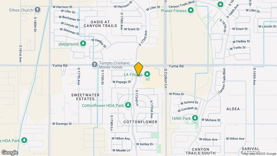 1324 S 172nd Ln Map and Location Details