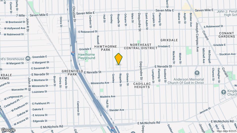 18039 Riopelle St Map and Location Details
