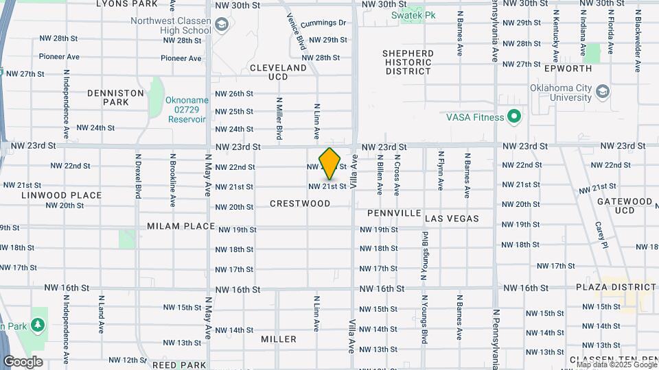 2534 1/2 NW 21st Map and Location Details
