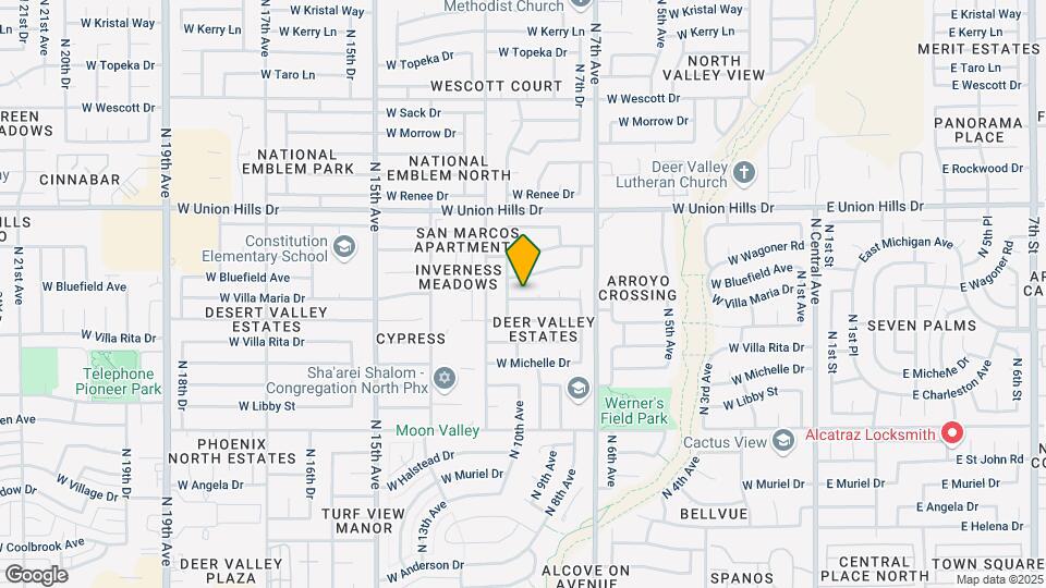 920 W Villa Maria Dr Mapa y Detalles de la Ubicación