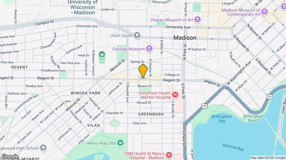 Vicino Madison Mapa y Detalles de la Ubicación