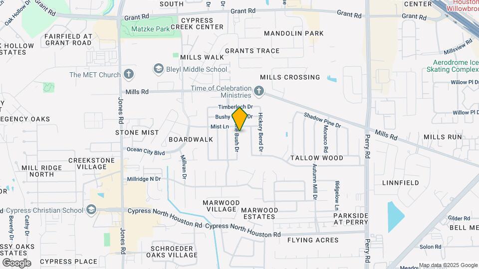 12652 Pine Bush Dr Map and Location Details