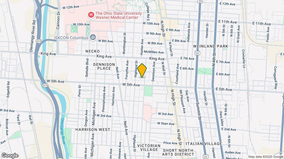 1273-1275 Hunter Ave Map and Location Details