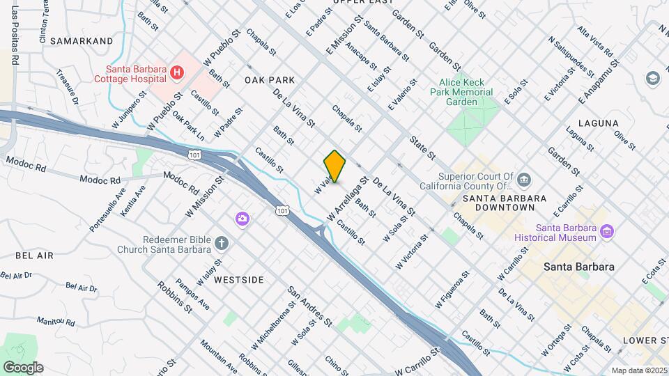 1623 Bath St Map and Location Details