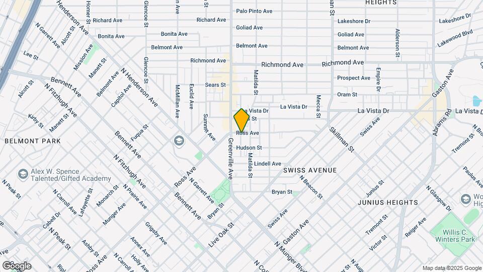 5600 Ross Ave Map and Location Details
