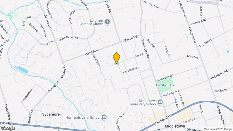 11020 Booker Rd Map and Location Details