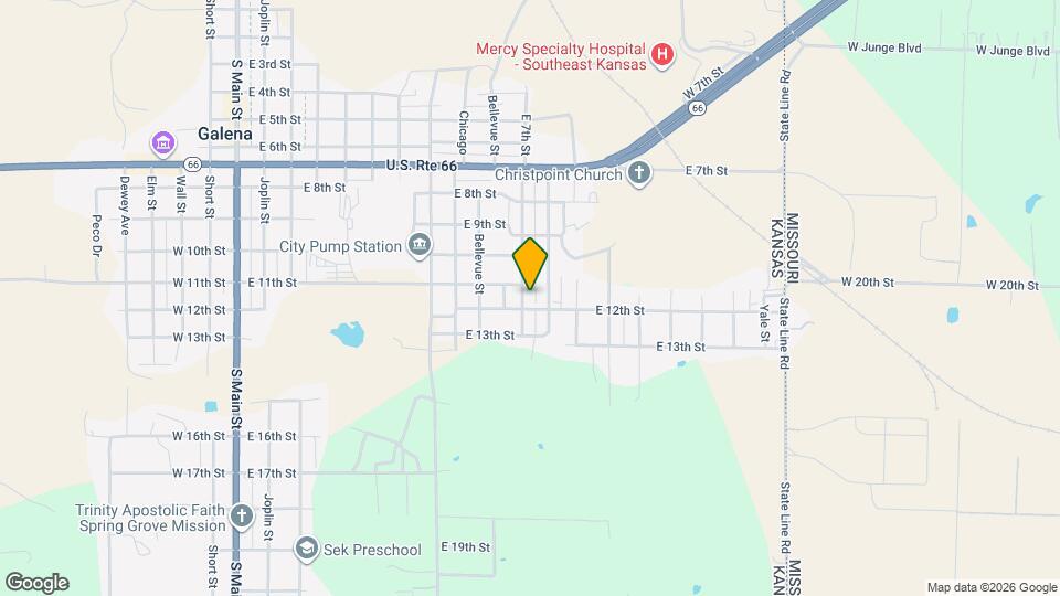 1109 Euclid St Map and Location Details