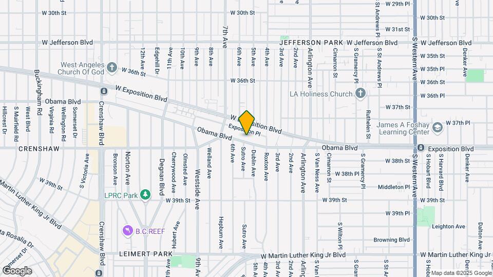 2507 Obama Blvd Map and Location Details