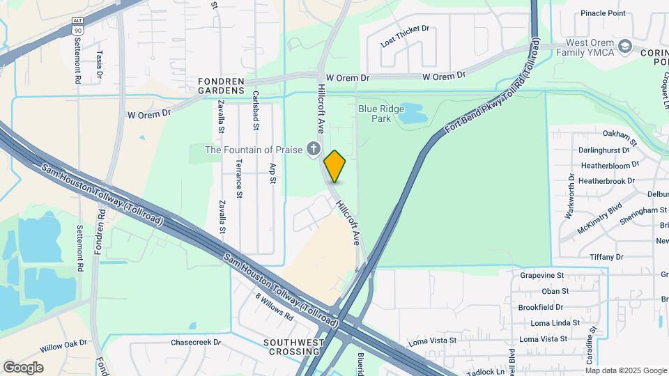 13939 Hillcroft St Map and Location Details