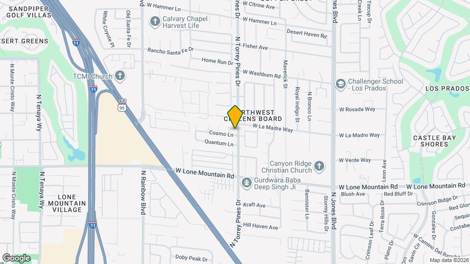 6400 Cosmo Ln Map and Location Details