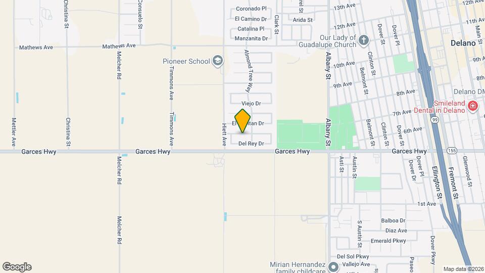 406 Calle De La Vina Map and Location Details