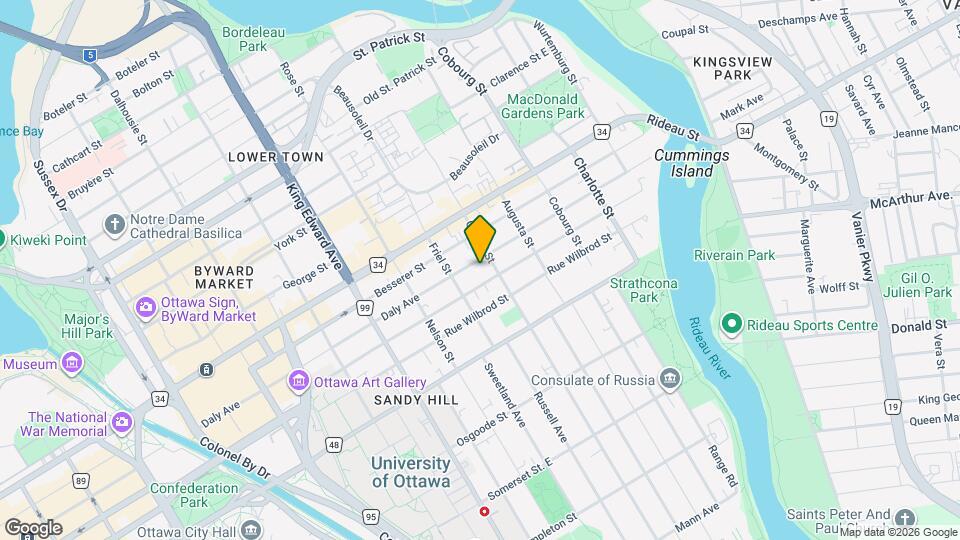 280 Daly Ave, Unit 1 Map and Location Details