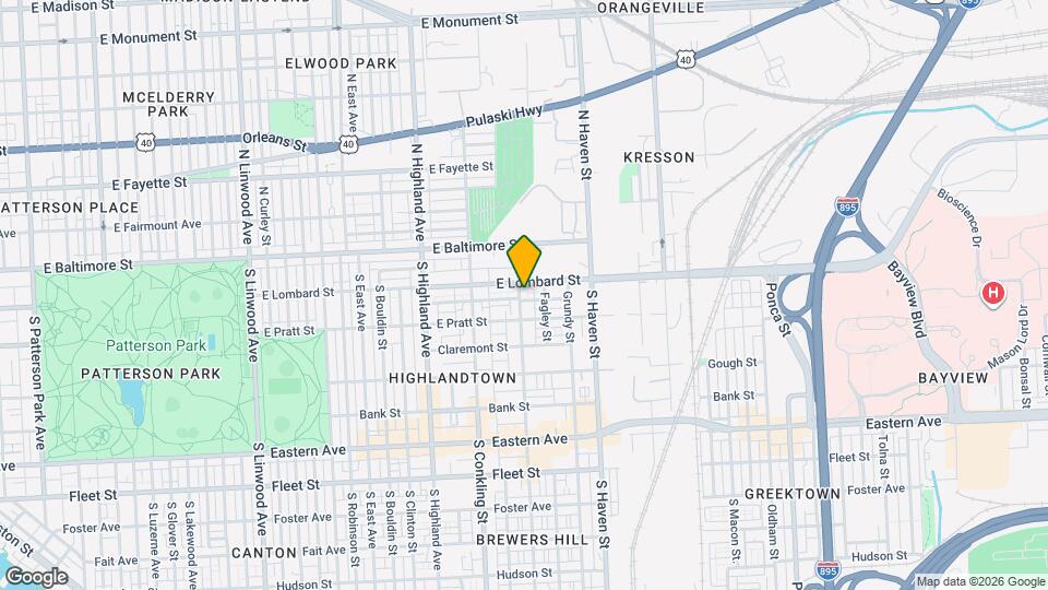 115 S Eaton St Map and Location Details
