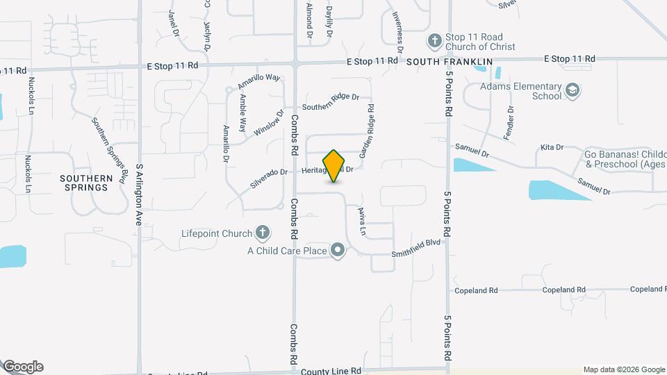 6612 Smithfield Dr Mapa y Detalles de la Ubicación