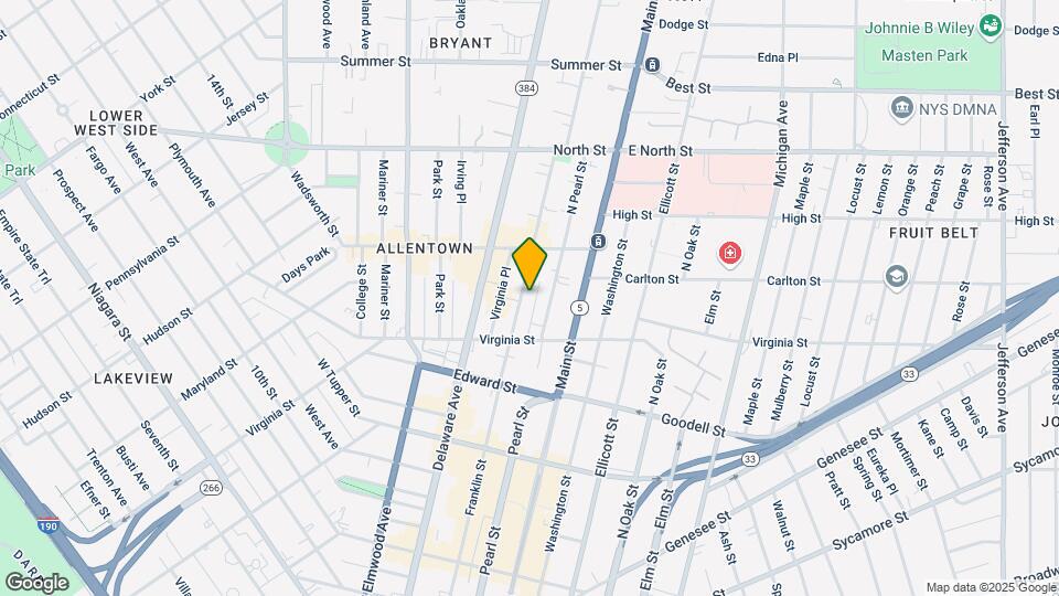 455 Franklin St Map and Location Details