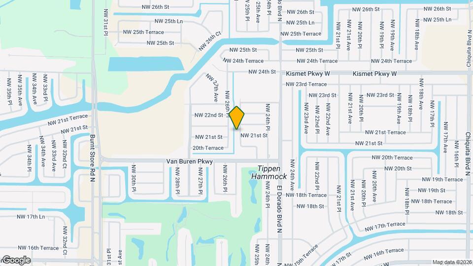 2102 NW 25th Pl Map and Location Details