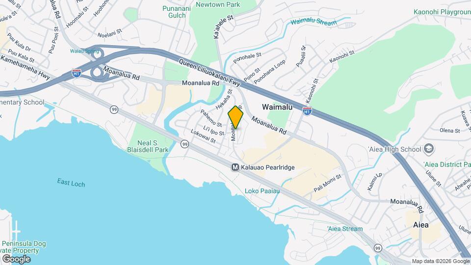 98-630-731 Moanalua Loop Map and Location Details