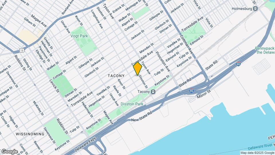 4808 Disston St Mapa y Detalles de la Ubicación