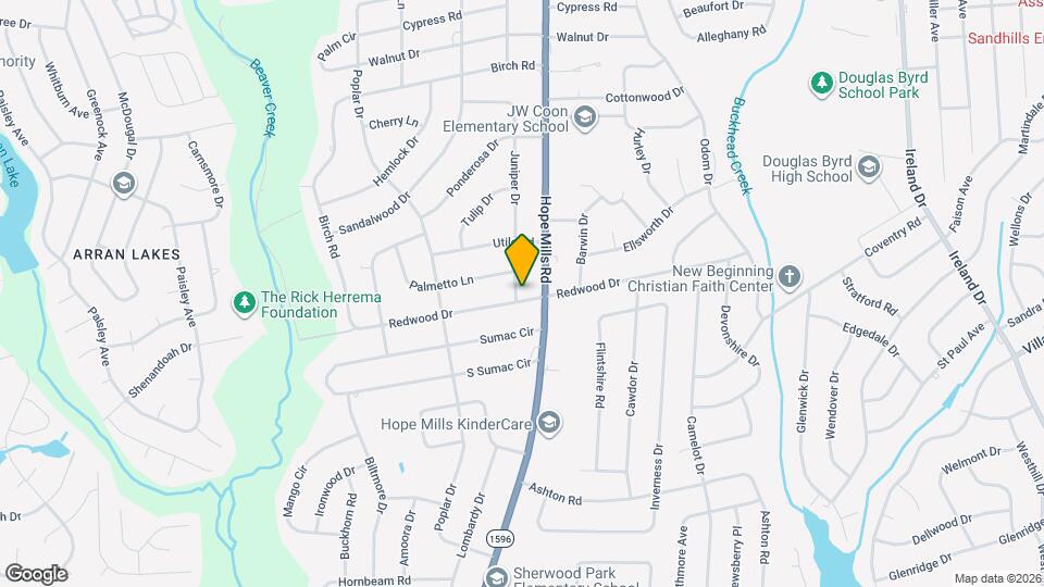 1119 Juniper Dr Map and Location Details