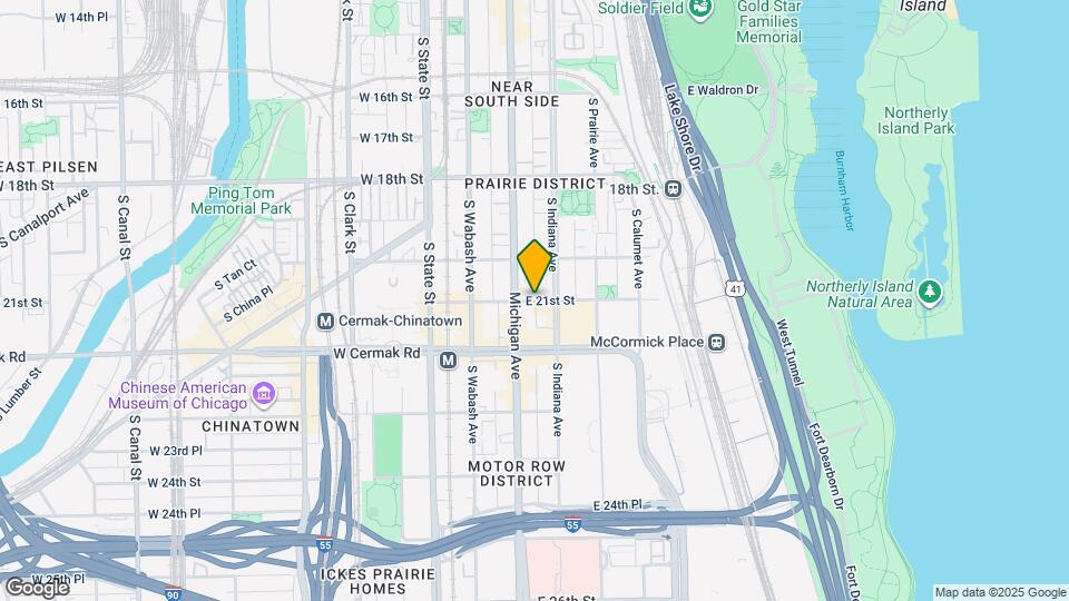 2111 E 21st St Map and Location Details