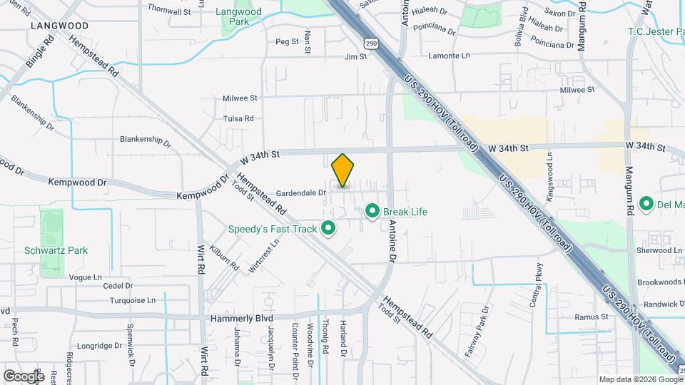 5902 Gardendale Dr Map and Location Details