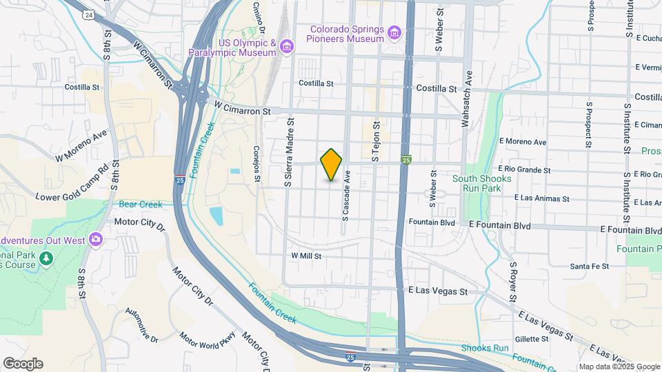 14 W Las Animas St Map and Location Details