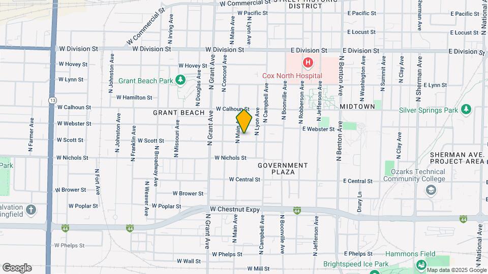 525 W Scott St Map and Location Details