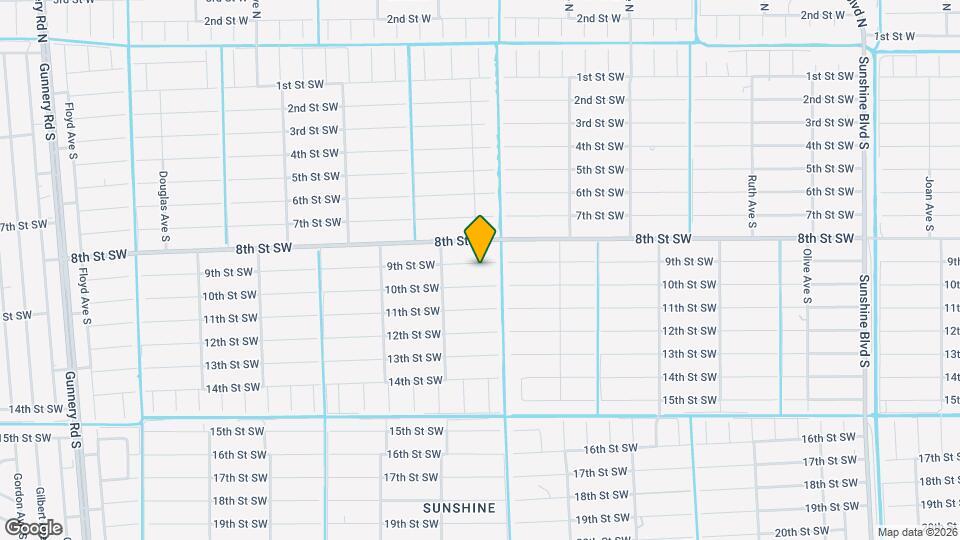 3705 9th St SW Map and Location Details